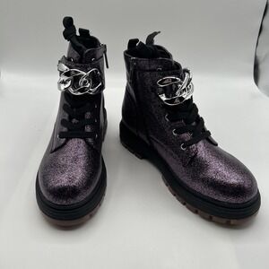 NEW Nina Kids Girls Weslyn Pink Glitter, Big Kid: SZ: 4M, (NWOB)